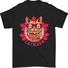 Catnada Canada Cat Flag Mens T-Shirt 100% Cotton