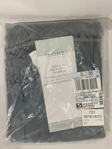 JCPenney Suprem Rod-Pocket Frontenac Cortina Ventana Cenefa Delft Azul Abeto - Imagen 1 de 4