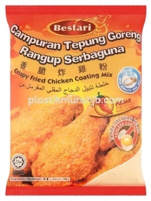 BESTARI FRIED CHICKEN COATING MIX 1KG ORIGINAL & SPICY - Image 1 of 4