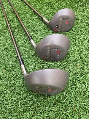 Taylor Made Midsize System 2 Driver Wood Clubs Set; 1,3,5. w/Headcovers - Image 1 of 4