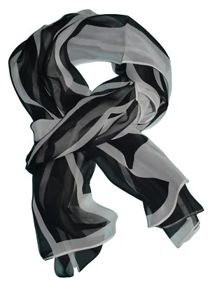 Past Times Art Deco Stil Seidentuch 17,5" x71" Neu mit Etikett UVP £30