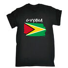 Guyana - Country Flag Nationality Supporter Sports Mens Tee T-shirt Tshirts