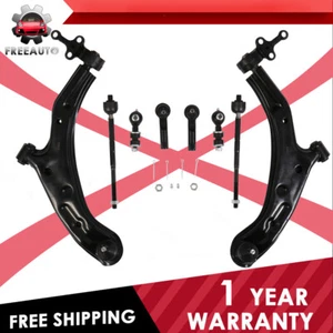 New 8pcs Fit for 00-06 Nissan Sentra Front Lower Control Arms Sway Bars Tie Rods - Bild 1 von 12