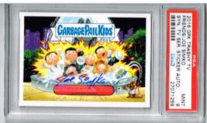 2016 Garbage Pail Kids Trashy TV Friends Joe Simko Auto Stkr PSA 9 #9/25 - Picture 1 of 2