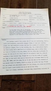 1964 WALT DISNEY PRODUCTIONS GESCHICHTE ANALYSTBERICHT WER IST MR. DEAN SIDNEY CARROLL - Bild 1 von 1