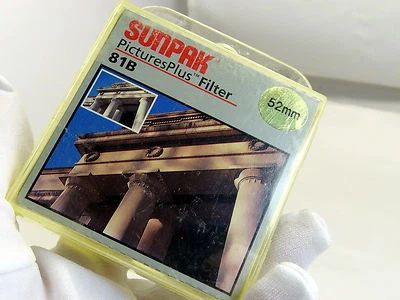 Sunpak 52mm 81B blue Color Conversion Lens Filter  - Image 1 of 4