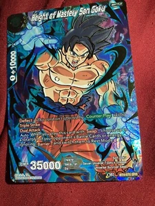 Height of Mastery Son Goku SPR BT4-075 DBS Karte Ultra Instinct Cross Worlds PD - Bild 1 von 8