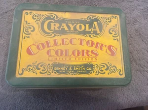 Crayola Collectors Colors Limited Edition, Tin w/72 Crayons, 1991 New In Tin - Picture 1 of 7
