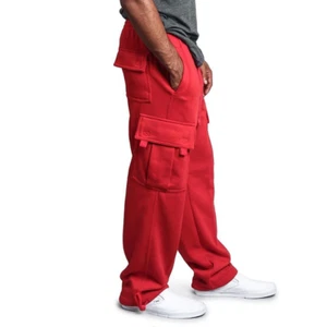 Pantalones deportivos para hombre Cargo Jogger pantalones de chándal elásticos pantalones deportivos pantalones de chándal - Imagen 1 de 6