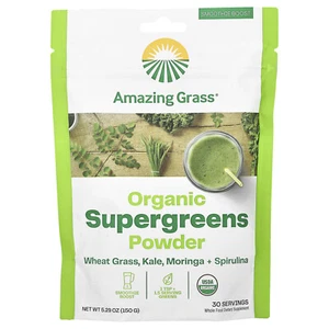 Organic Supergreens Powder, 5.29 oz (150 g) - Picture 1 of 2