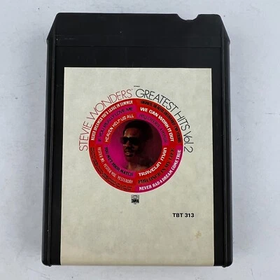 Stevie Wonder Stevie Wonders' Greatest Hits Vol 2 8-Track Tape Cartridge TBT-313 - Image 1 of 2