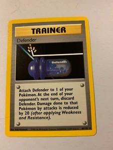 Pokemon Defender Trainer Card 80/102, 1999,Uncommon, Additional Cards Ship FREE - Bild 1 von 12