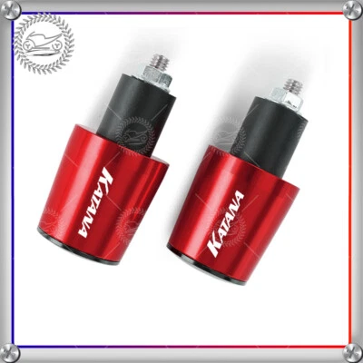 For SUZUKI Katana 600 750 1100 Handlebar Bar Ends Hand Grips End Caps NEW - Image 1 of 4