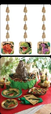 Dino Blast Hanging Cutouts 3 Pack Dinosaur Birthday Party Favors Decoration - Image 1 of 2