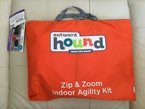 OUTWARD HOUND Zip & Zoom Outdoor Agility Obstacle Training Kit • NEW