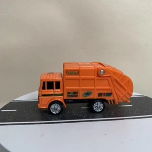 Maisto Tonka Hasbro Garbage Refuse Truck Waste Management Orange ~1:64 NM - Picture 1 of 14