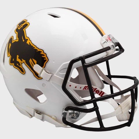 WYOMING COWBOYS NCAA Riddell SPEED Full Size Authentic Football Helmet Cover