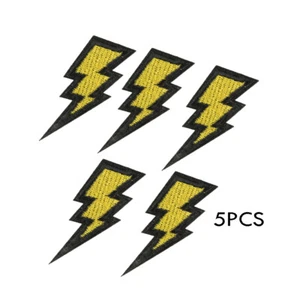 5Pcs Iron On Patch Sew On Clothes Bag Embroidered Badge Embroidery Applique ✨ - Picture 1 of 27