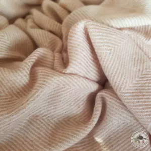 Cashmere Blanket " Indira (इन्दिरा)" - Handmade From Nepal, Gemeinnützig - Picture 1 of 17