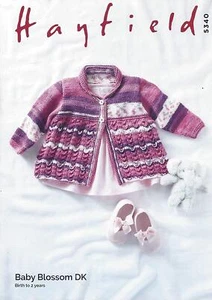 Sirdar Knitting Pattern - Hayfield Baby Blossom DK, Matinee Coat 5340 - Picture 1 of 1