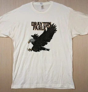 Tultex 202 Drayton Farley T-Shirt Size XL Made In Mexico Eagle Graphic - Picture 1 of 8