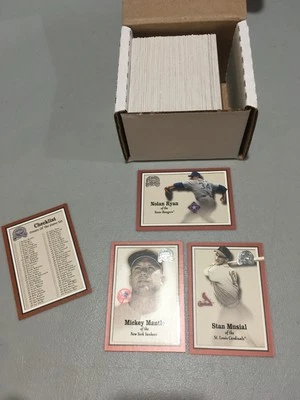 Juego base de cartas Fleer Greats of the Game 2000 completo de béisbol #1-107 + lista de verificación Foto 1 de 4