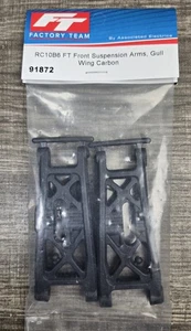 Associated 91872 RC10b6 Factory Team Front Suspension Arms Gull Wing Carbon Fib - Picture 1 of 2