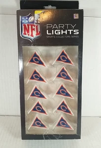 NFL Chicago Bears LED Pennant String Lights. 10 ft. Long String 10 Lights NEW - Picture 1 of 2