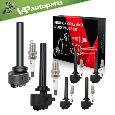 6 para 2000-2002 Isuzu Trooper 3.5L V6 bobina de ignição e vela de ignição UF252 - Imagem 1 de 4