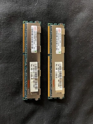 Hynix 8GB (2ea x 4GB) DDR3 2Rx4 PC3-8500 HMT151R7BFR4C-G7 Server Memory Set - Image 1 of 2