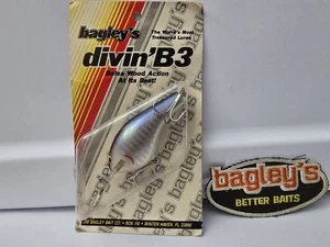 Bagley’s Diving B3 DB3 Vintage Crankbait Lure - NOS - Picture 1 of 4