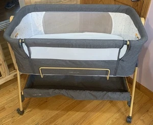 Cuna para bebé ANGELBLISS 3 en 1, cuna mecedora cabecera para dormir - Imagen 1 de 7
