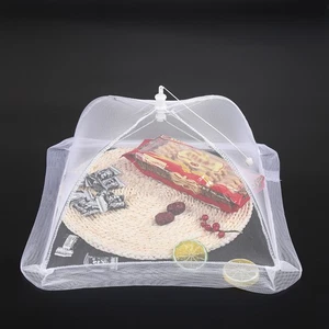 4 PIEZAS Cubierta de paraguas de comida de cocina Malla Carpa Cubiertas protectoras para exteriores - Imagen 1 de 12