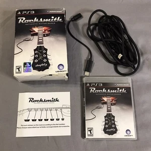 PS3 Rocksmith Authentic Guitar Games With Cable - Picture 1 of 7
