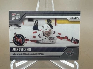 Adesivi ALEX OVERCHKIN 2024-25 Topps Now GOALS RECORD #154 - tiratura #/5920 - Foto 1 di 2