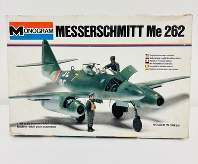 Monograma Messerschmitt Me 262 1:48 Plástico Modelo Kit 5410 Nuevo Caja Abierta Foto 1 de 4
