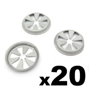 High Quality Washer Metal Washer Wheel Arch Lining 20 Pcs Locking Star - Picture 1 of 8
