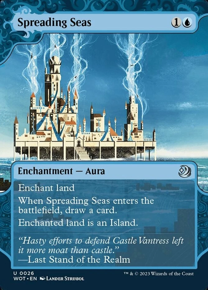 x1 Spreading Seas - Wilds of Eldraine: Enchanting Tales - NM - MTG - Image 1 of 1