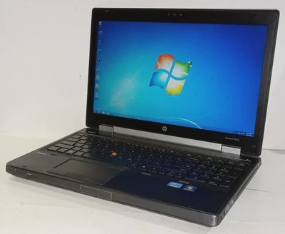 Cámara web HP EliteBook 8560w i7-2630QM cuatro núcleos 16 GB 256 GB SSD de NVIDIA 1080P Win 7 Foto 1 de 4