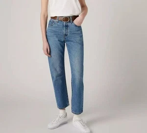LEVI'S 501 Cropped Straight Leg Original Jeans Gr. 32 Damen Denim Classic - Bild 1 von 7