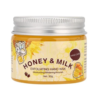  50g Milk Honey Exfoliating Moisturizing Whitening Hand Care Mask PS - Image 1 of 4