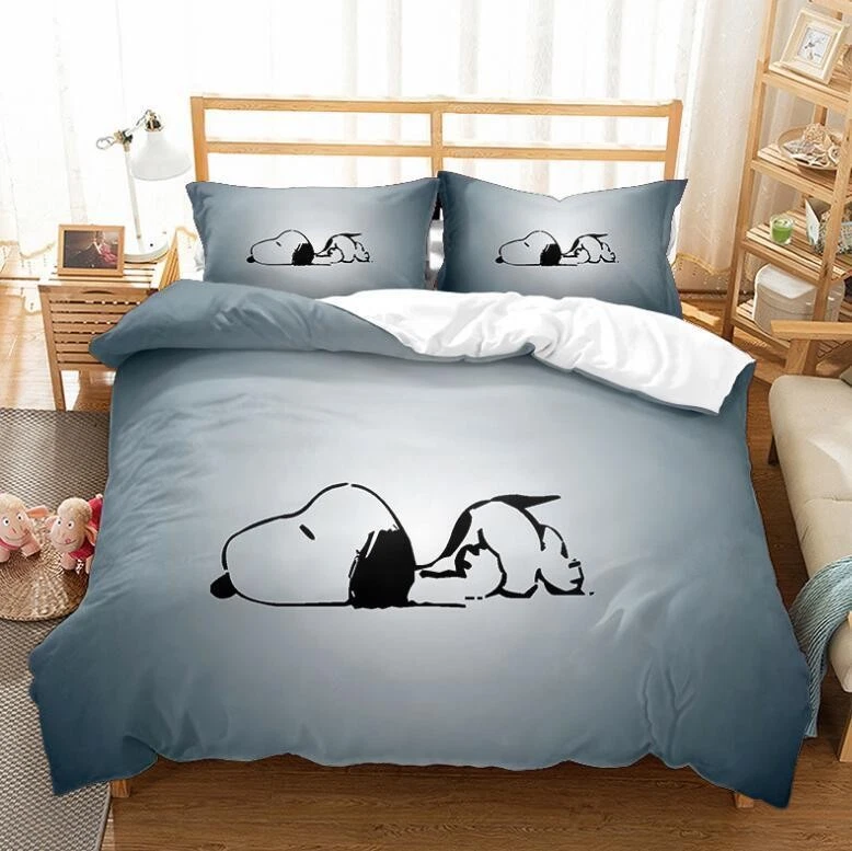 Carbotex Snoopy Babybettwäsche – 100% Baumwolle, 100x135 Cm Mit Kissenbezug 40x60 Cm