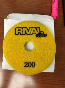 RIVAL 4" WAVE PAD 200 GRIT BOX OF 10 - Picture 1 of 2
