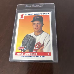 1991 Score 1st Round Draft Pick Mike Mussina #383 - Bild 1 von 2