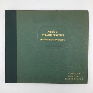 Album Of Strauss Waltzes (Boston “Pops” Orchestra) A Victor Musical Masterpiece - Picture 1 of 14