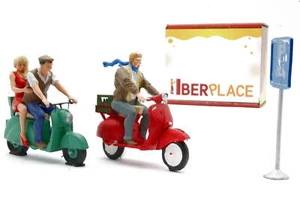 Iberplace escala G figuras 1:22,5 set motociclistas - Foto 1 di 11