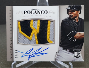 2014 National Treasures Gregory Polance Patch Auto RPA /99 Pirates Sick Patch!!!