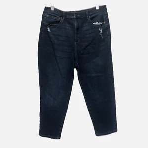 Sonoma Womens Blue High Rise Relaxed Fit Tapered Leg Mom Jeans Size 10 S Short - Picture 1 of 6