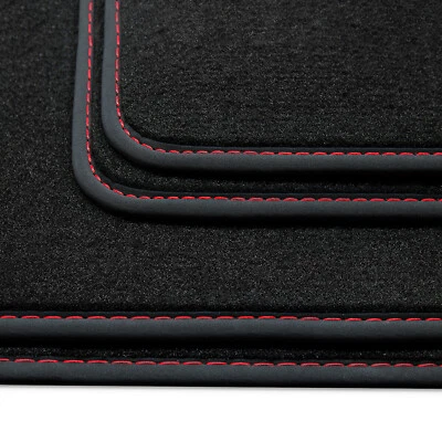 Tapis de Sol Velours Convient pour Seat Leon 3 5F Noir Année Fab. 2013-2020 - Image 1 of 4