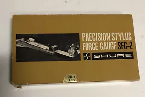 SHURE SFG-2 Precision Stylus Force Gauge NEW/USED JAPAN USA vintage - Picture 1 of 5